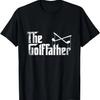 Funny The Golffather Dad Joke Golf Humor Fathersday T-Shirt
