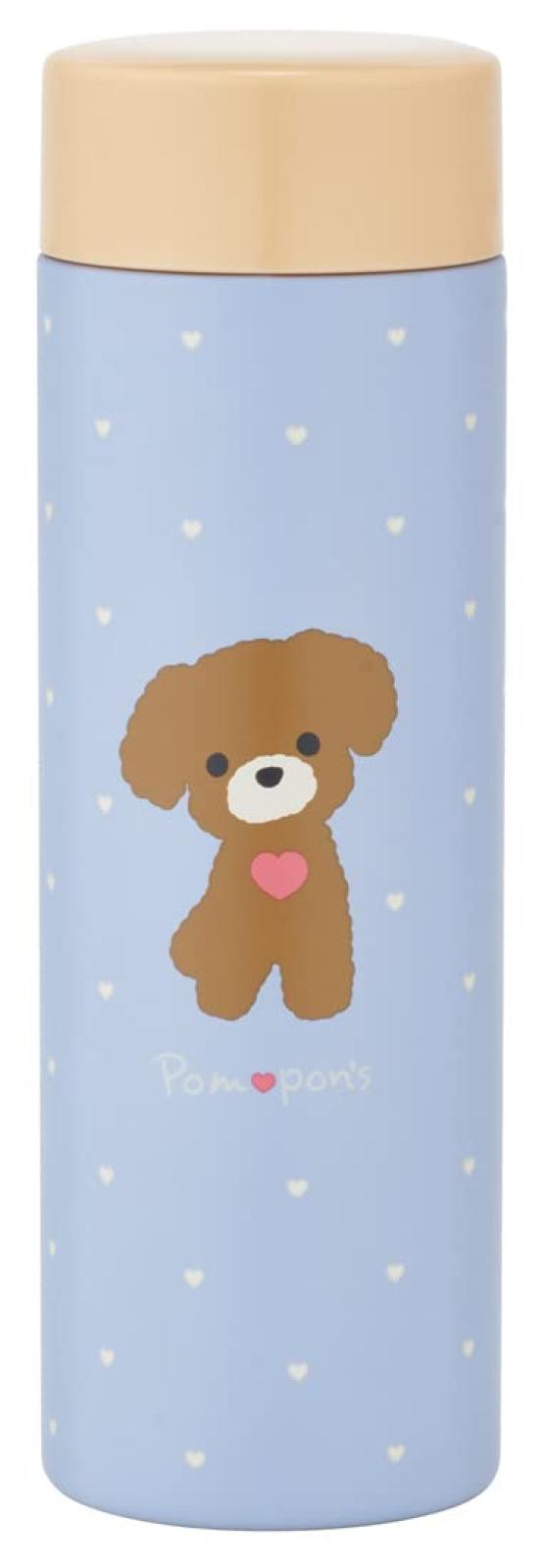 

Skater Pompon s Dog Mug, 350ml, Ultra-Lightweight Stainless Steel Water Bottle, STYL4-A