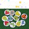 Golf Hat Clip Fruit Animal Plant Pattern Detachable Soft Lightweight Practical Silicone Golf Ball Marker