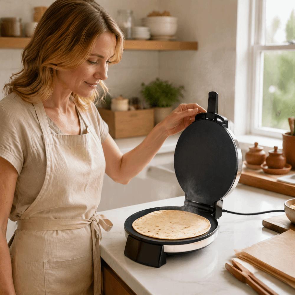 Non Stick Surface Electric Tortilla Maker