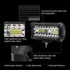Safego 72W LED Work Light, Narrow 30-degree Beam, 24 LEDs, for Vehicle Exterior Lighting, Agricultural Machinery, 12V/24V Compatible, Universal, Water