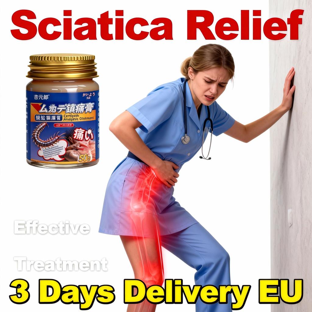 Nicht reizender Ischias-Balsam - Bio-Kräuter Langanhaltende Nervenentlastung