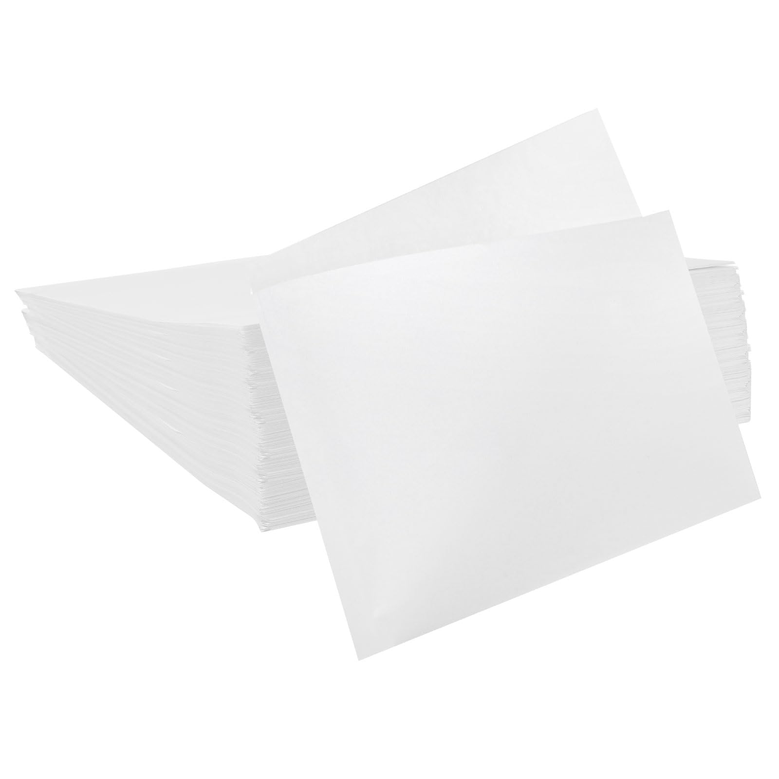 

uxcell 200pcs Kraft Paper Sandwich x Greaseproof Paper Cookie Paper Snack Lunch Bags for Home Shop White Bags, 8.3 8.3 Bags, Double-Open Bags,