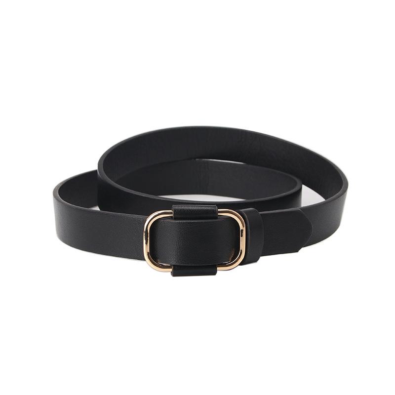 Simple & Chic Women's Hole-Free Belt - Trendy, Versatile, Casual Accessory