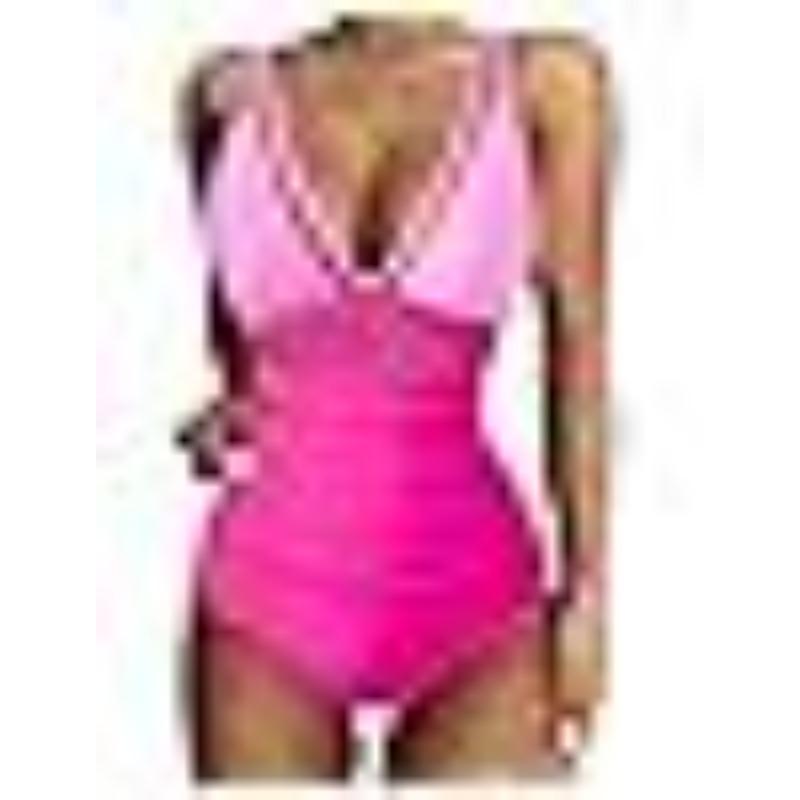 One-piece swimsuit Sexy tight clear bikini swimsuit, backless perspective