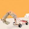Hydraulic Excavator Model Educational Wooden Science Experiment Toy DIY STEM Toy for Kids Students