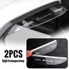 2Pcs PVC Transparent Car Side Rear View Mirror Rain Eyebrow Visor For Mercedes Benz AMG A B C E G CLA W211 W203 W204 C260 E300L