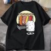 New Summer Clothes Sushi Wardrobe Funny Graphic Printed Kids Tshirt Loose Casual Comfort Short-sleeved Children's Clothing Tops