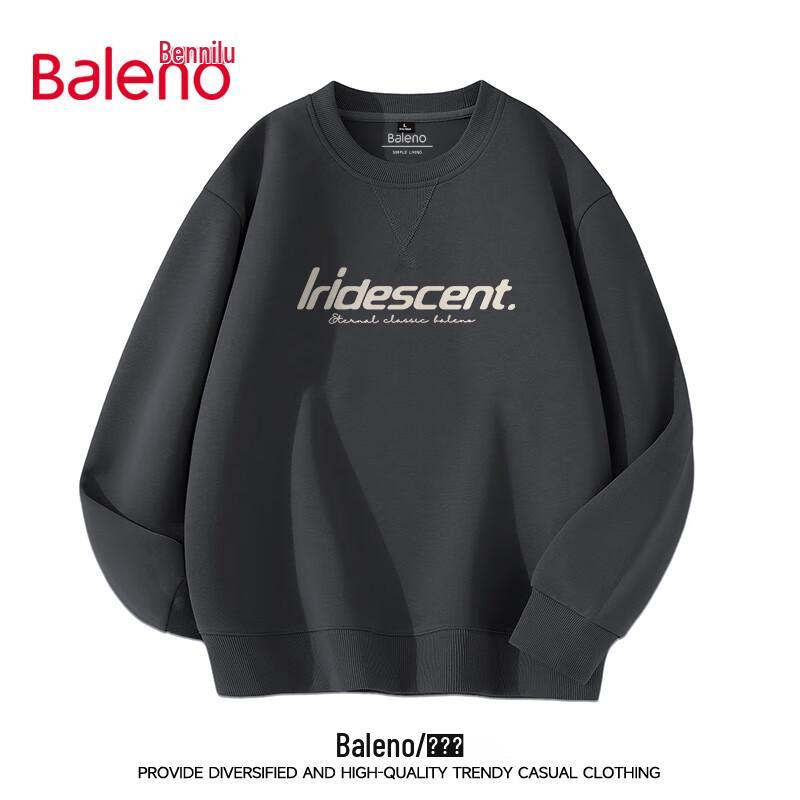 Baleno Unisex American Style Loose-Fit Round Neck Sweatshirt