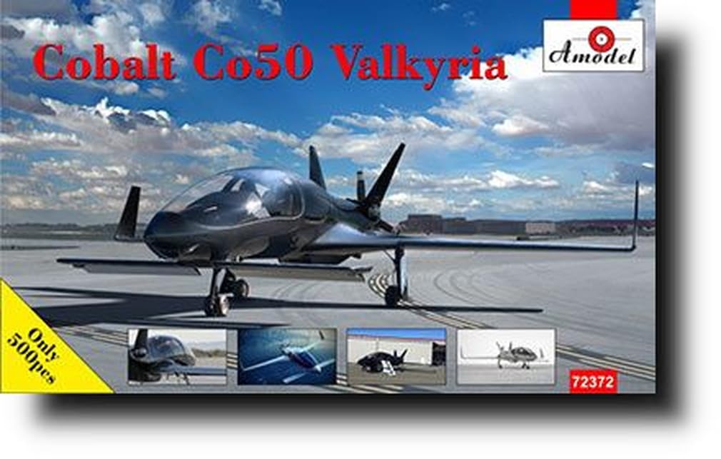

Scale American Cobalt Co50 Valkyrie Small Civilian Aircraft Plastic Model Kit AM72372 A-Model 1/72