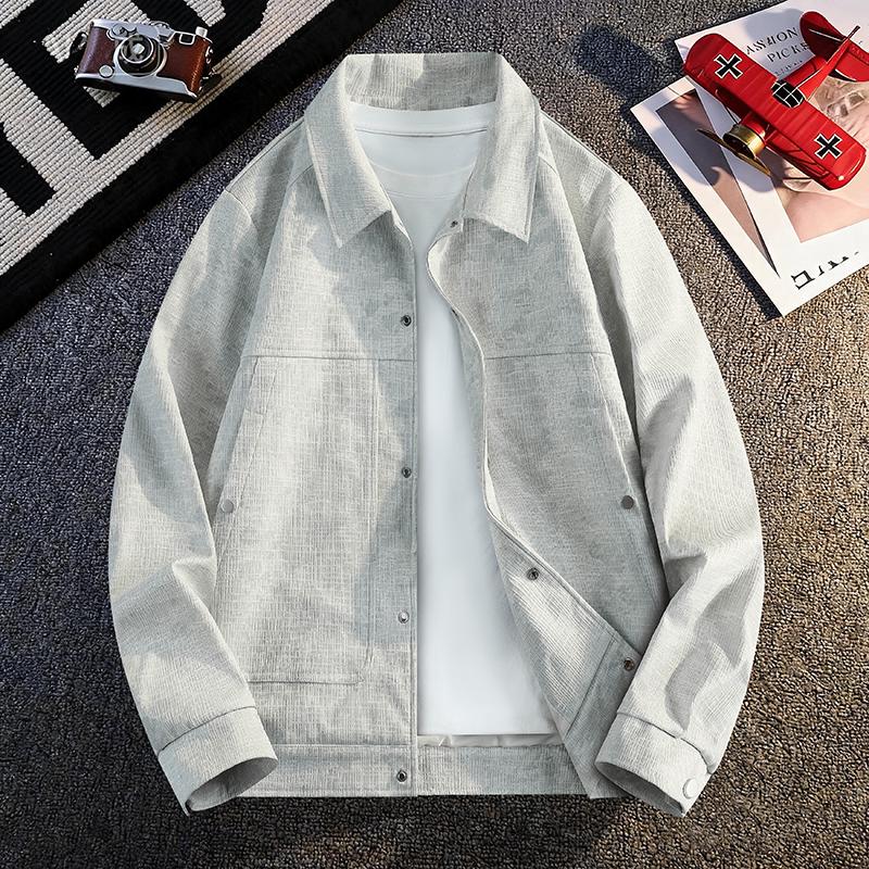 Giacca Casual Uomo Casual Monocolore Giacca con Collo Rialzato Giacca Uomo