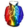 2026 New Unisex 3D Printed Dazzling Lightning Cool Print Pattern Casual Hoodie Trend Cool Hoodie Daily Wear Texture Soft