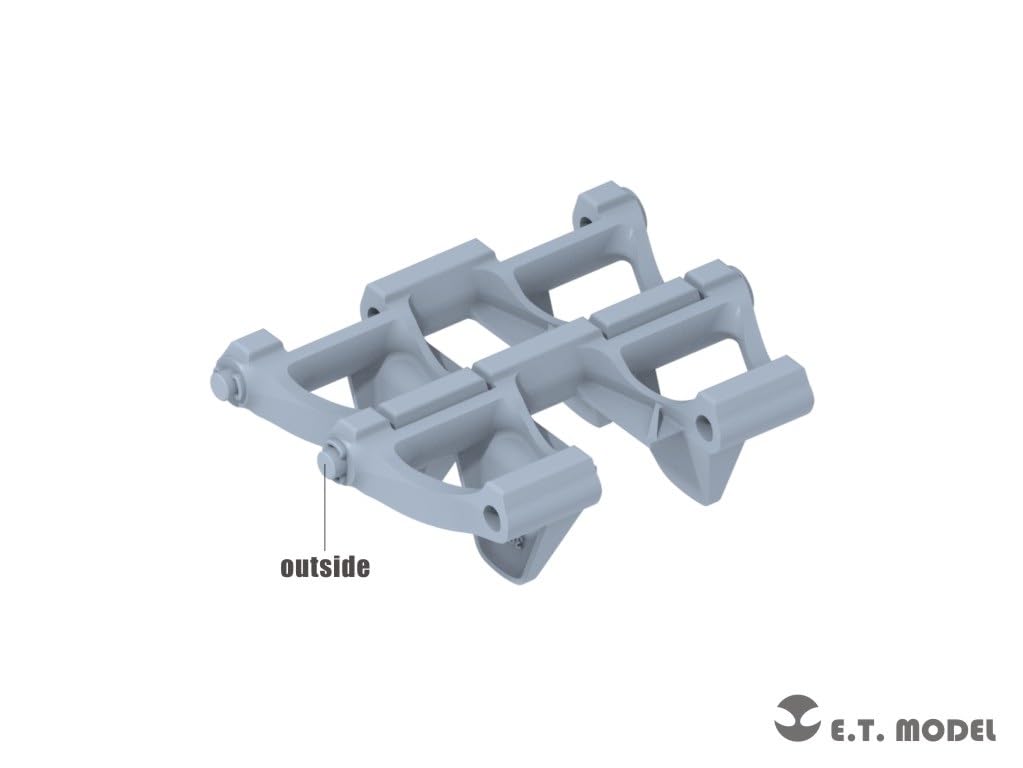 Ety Model WW2 Movable Track for German Panzer I Plastic Model Parts 1/35 (for Dragon/Hobby Boss/Tacom) P35-400 (Tank)