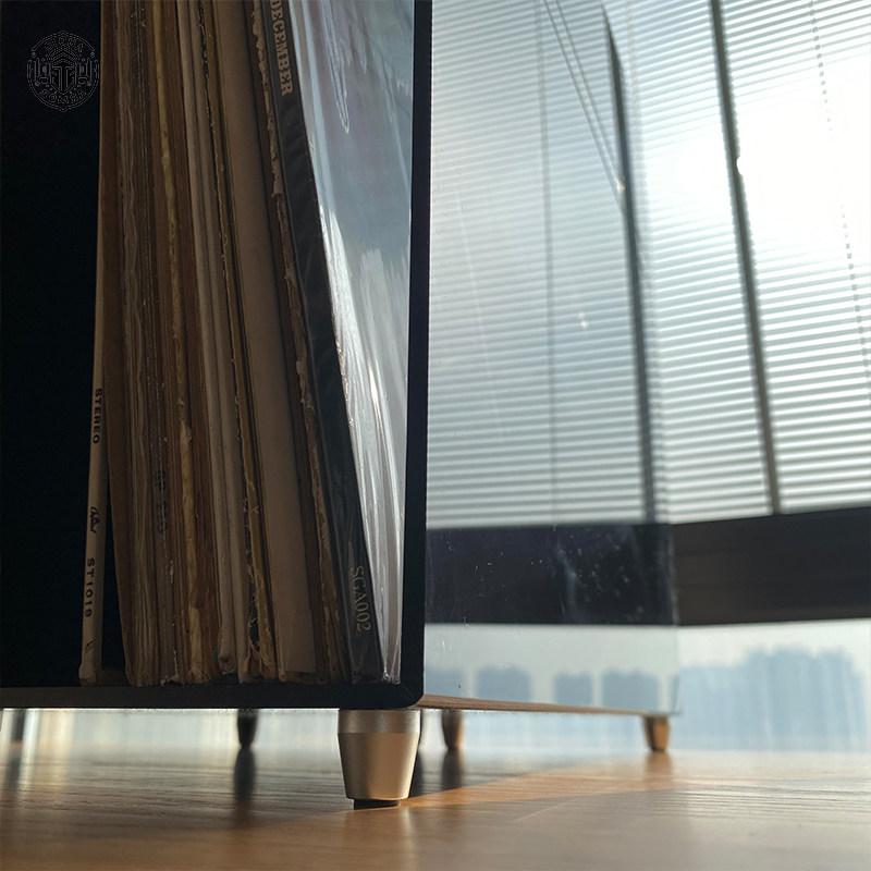 

Cd Holder Rack, Album Display Stand, Record Organizer Box, Media Storage Shelf, Turntable Stand with Storage lp storage shelf