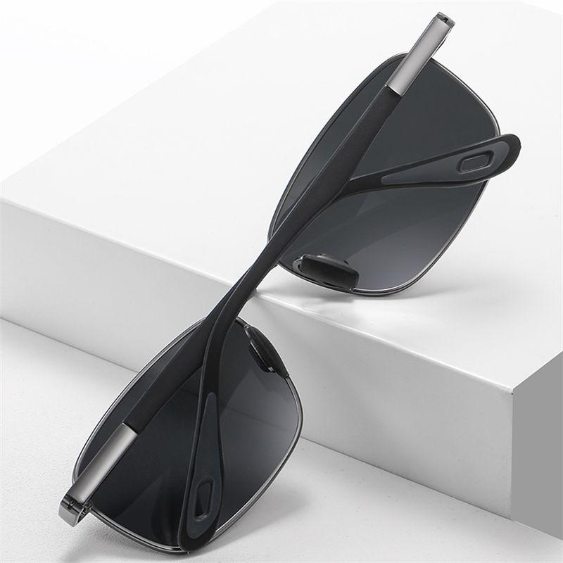 AORON Metal Frame Polarized Sunglasses for Men Women Fashion Outdoor Driver Driving Glasses UV400 Anti Glare Eyeglasses