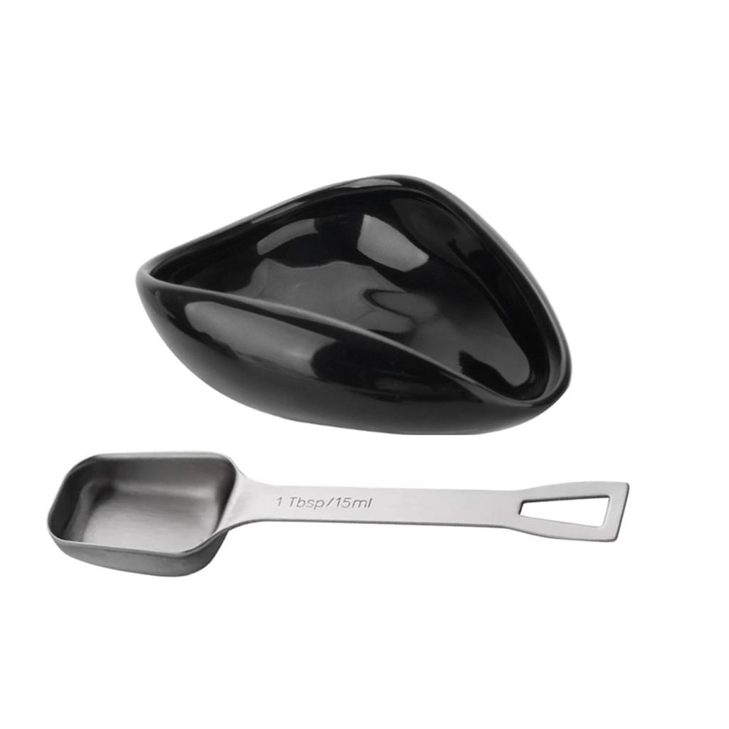 Coffee Scale Tray Coffee Beans Container Measuring Spoon Coffee Bean Plate Coffee Dosing Tray Suitable for Coffee Bean