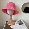Styleable lace-up Thin fisherman's hat Children's spring and summer outdoor sunscreen visor Sweet quick-drying versatile breathable