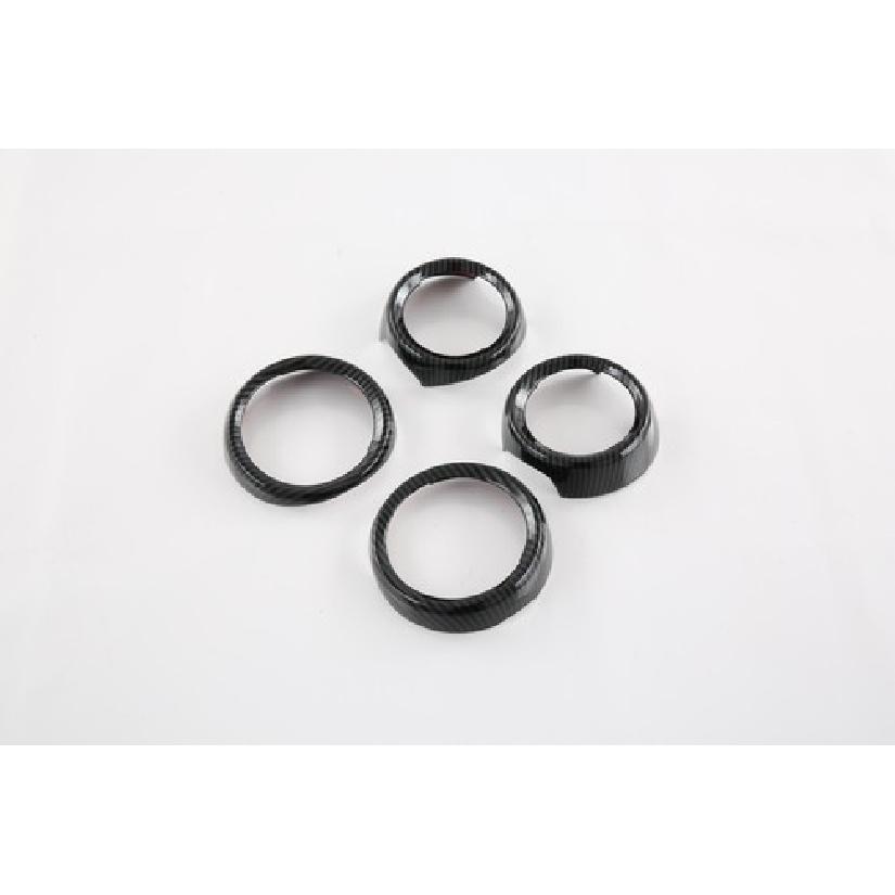 Inner Door Handle Frame Cover Trim For 2016- Mini Clubman F54 Carbon Fiber