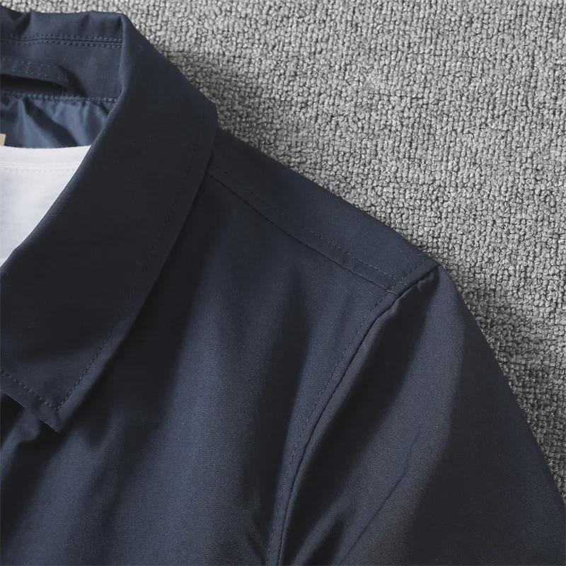 Men's Autumn Double-Layer Lapel Jacket: Casual Business and Sportswear Trend