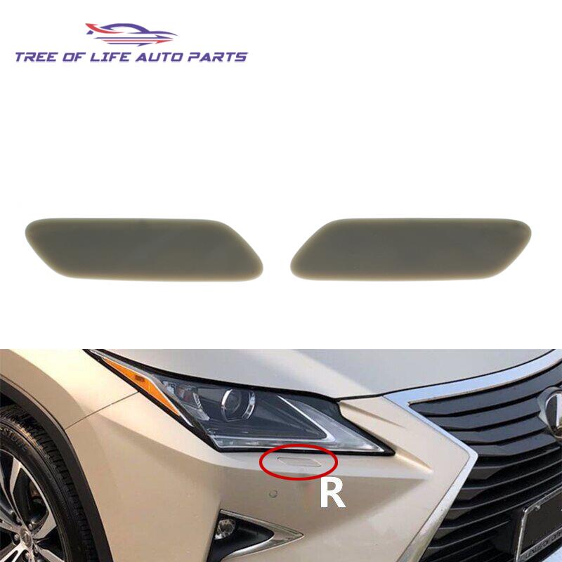 Front Headlight Washer Cover Headlamp Spray Nozzle Jet Cap For LEXUS RX Series 2016 2017 2018 GL2 85354-48030 85353-48030