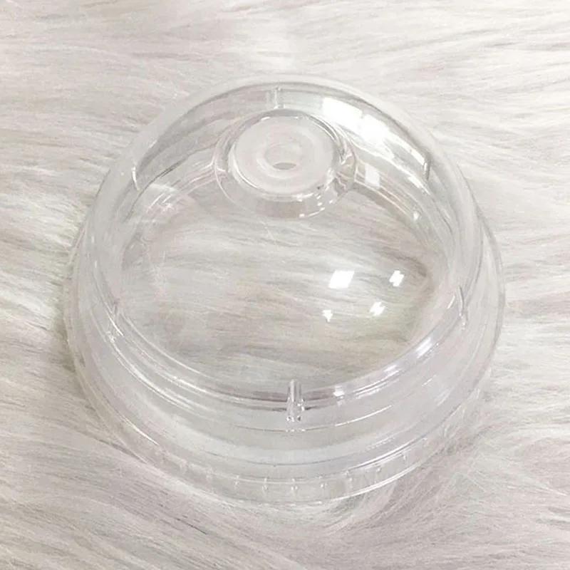 20oz Milk Tumbler with Dome Lids Double Wall Plastic Drink Cups With Straw Reusable Clear Water Bottle Transparent Fruit Cup