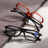 Flip Cover Presbyopia Eyeglasses Anti Blue Light Reading Glasses for Men Women +1 0 To +4 0 Diopter
