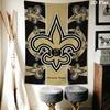 New Orleans Saints Wall Tapestry Aesthetic Wall Hanging Printed Fabric Blanket Decorative Tapestries for Bedroom Living Room Home Decor