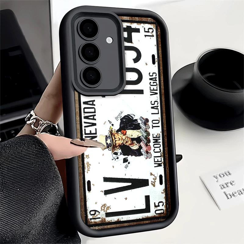 

Phone Case for Samsung Galaxy A17 A16 A15 A14 A13 Retro Vintage License Plate A56 A36 A26 A55 A35 A25 A54 A34 A24 A53 A33 A23 A0 Samsung A54