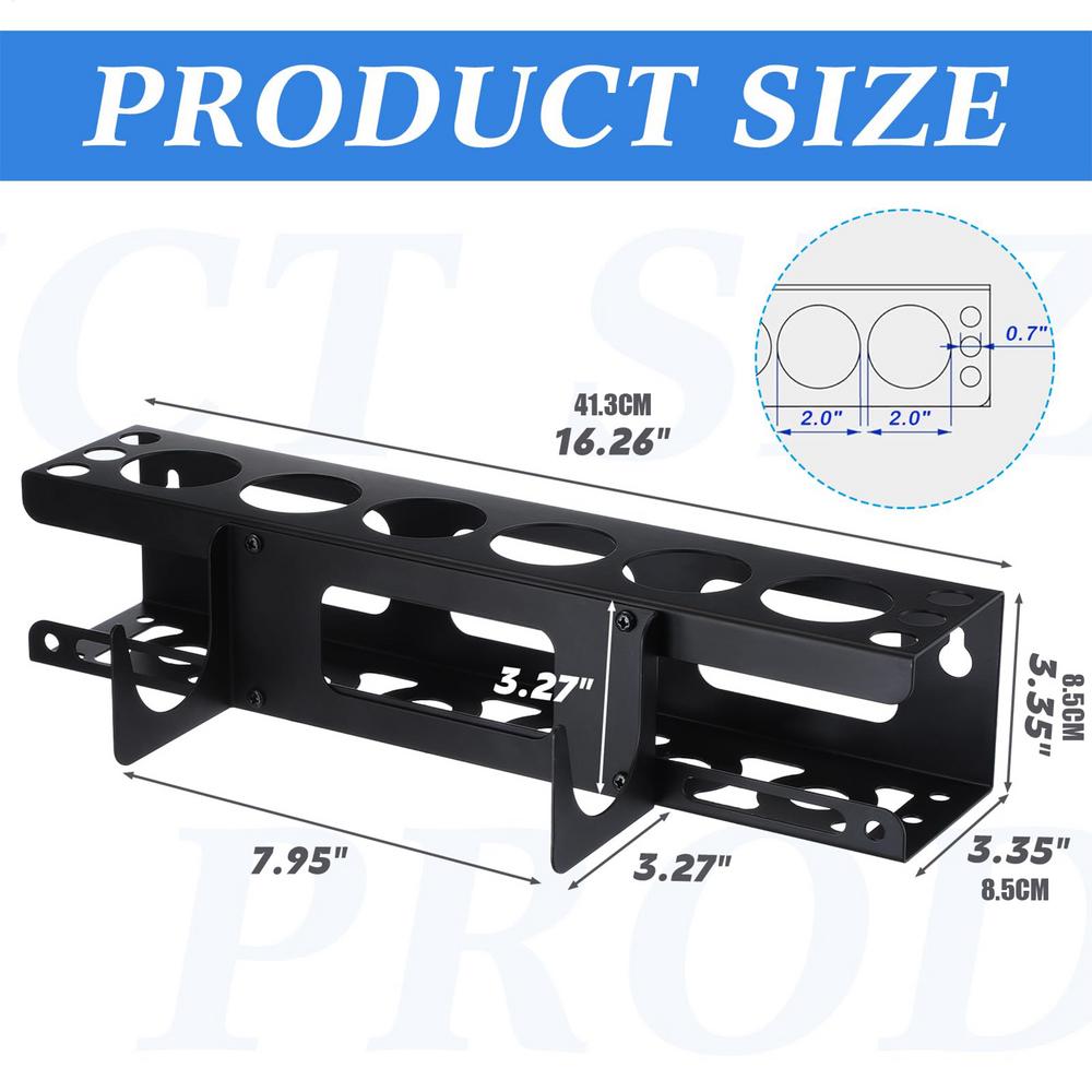

Caulking Guns and Tube Holder Caulk Tube Storage Organizer and Wall Mount Silicone Caulking Tools for Garage Workshop