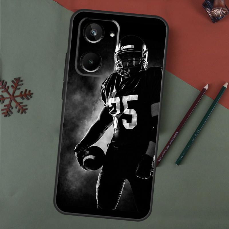 

American football player sport Case For Realme 15 Pro GT7 GT6 C65 C67 C61 C53 C55 C51 C35 C63 C71 C75 11 12 13 14 Pro Plus Realme C75 4G