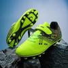 Kids' Velcro Football Shoes - Studded TF Training Sneakers for School Boys & Girls