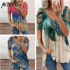 Women's Fashion Casual Long Sleeve V Neck Blouses & Shirts