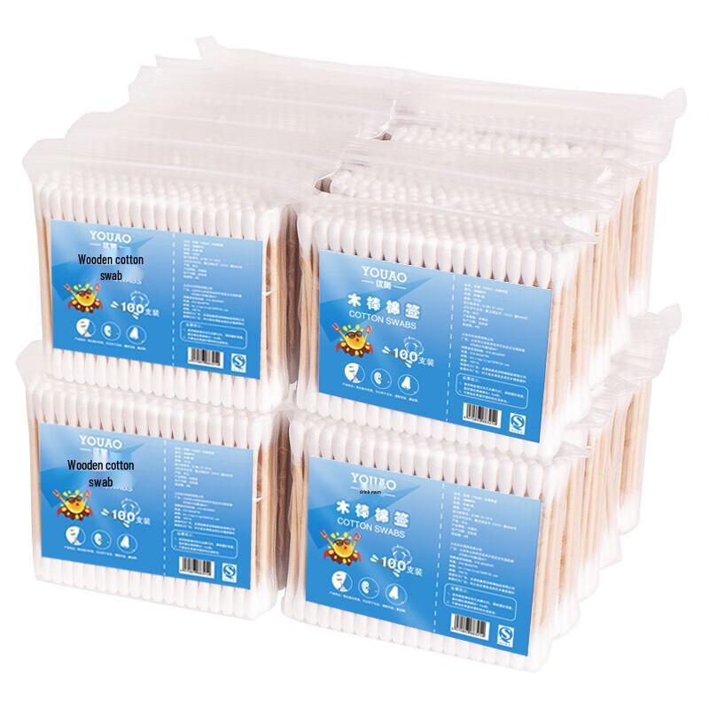 

YOUAO Wooden Cotton Swabs