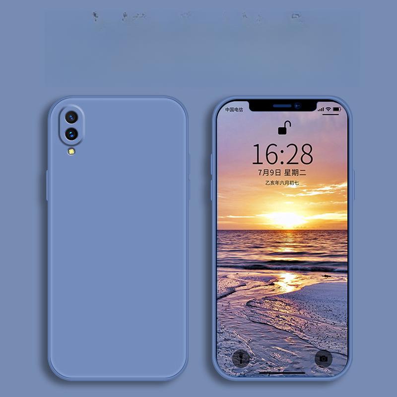 Applicable To Vivox23 Fantasy Color Version Mobile Phone Case Protection Case Liquid Soft Silicone Full-inclusive Anti-fall Case for Men and Women