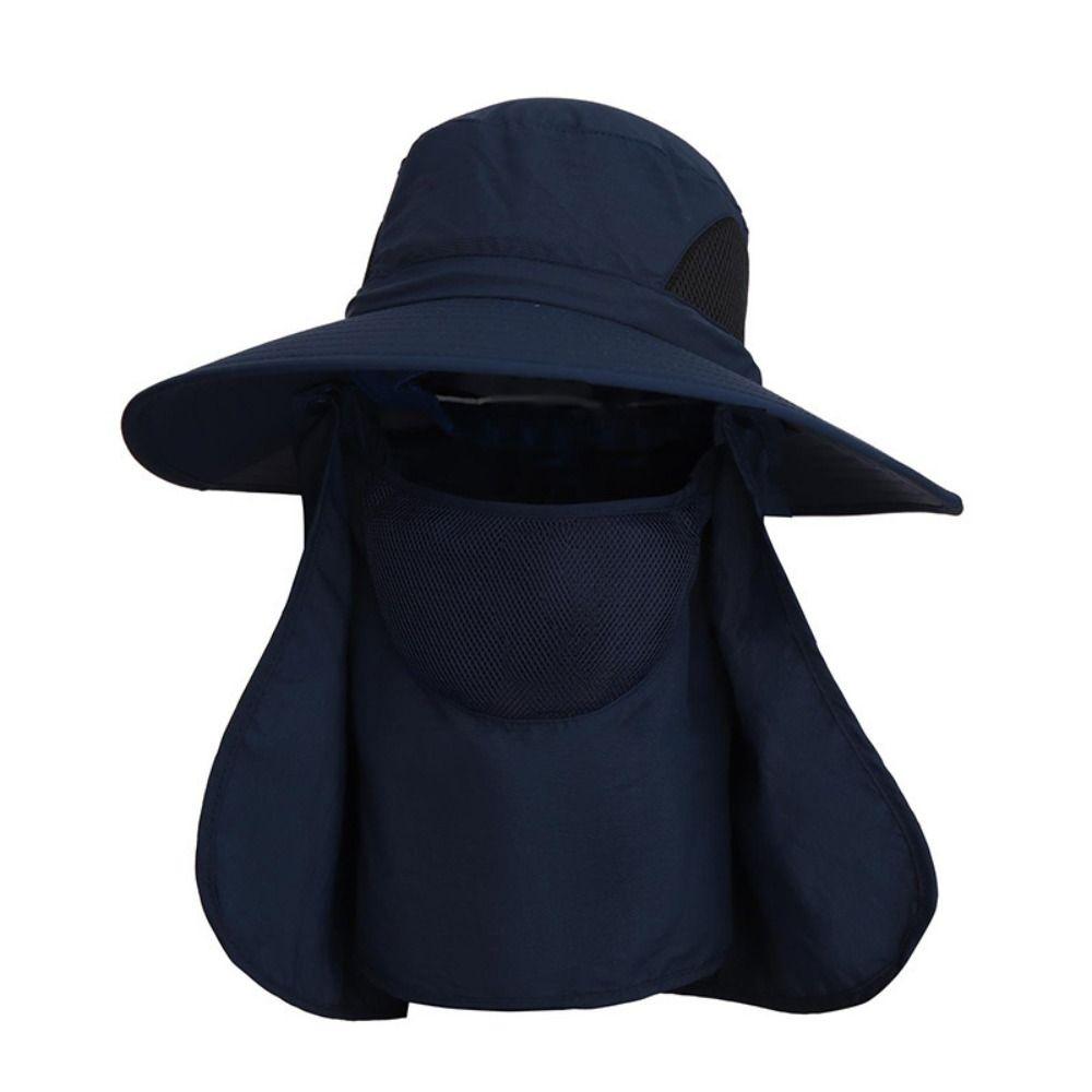 Water Resistant Outdoor Sun Hat Detachable Wide Brim Hat New Fishing Bucket Hat  Travel
