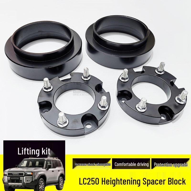

Prado LC250 Lift Blocks: Chassis Spring, Shock Absorber, Front & Rear Height Gaskets, Flange Plate Specify Model Year, Random Color