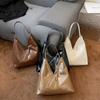 Mode Vielseitige Pendler Unterarm Taschen Frauen Freizeit Große Kapazität Reißverschlüsse Schmücken Handtasche Einfache Pu Leder Schulter Tasche