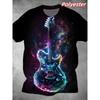 T-shirt Cool à Motif Dessin Animé Coloré Pour Hommes Horloge Magicien Impression 3D Manches Courtes T-shirts d'Été Street Style Amples T-shirts à Col Rond
