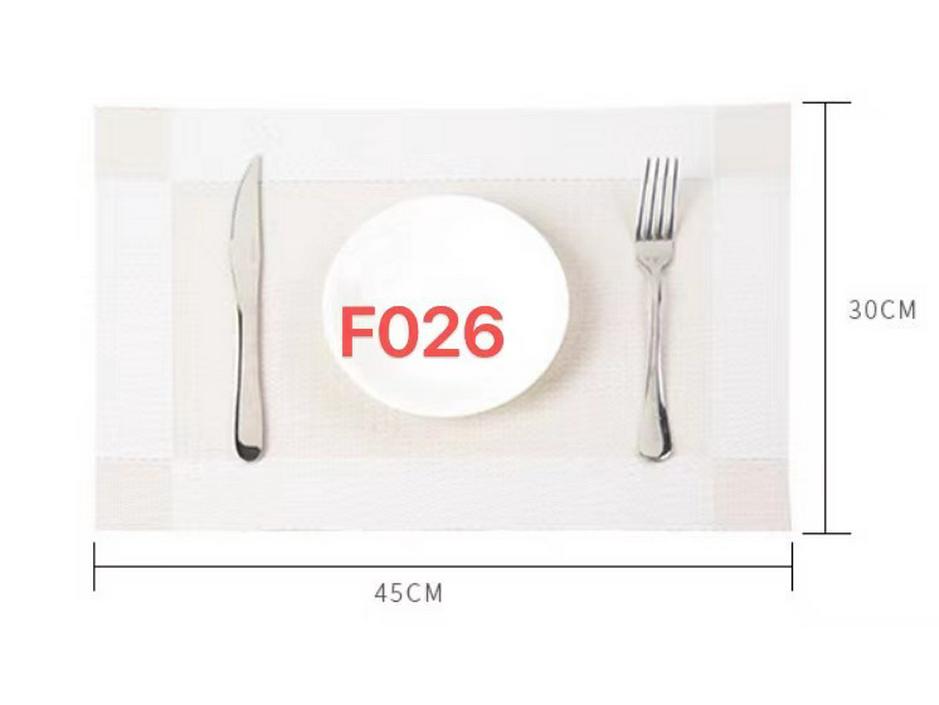 High-End European-Style Non-Slip, Heat-Resistant PVC Dining Mat
