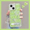 Applicable To Apple 14 Mobile Phone Case Summer Iphone13 Smudge English Ok Invisible Bracket 12 Feather Yarn IMD Advanced