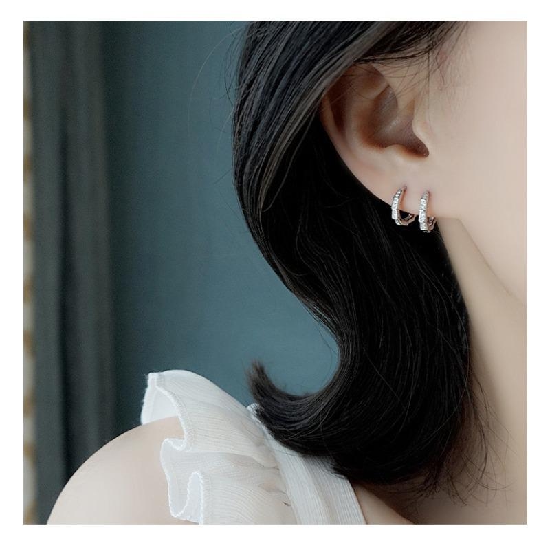 Korean Small and Exquisite Temperament Bamboo Earrings Earrings Women's Cold Wind Jewelry