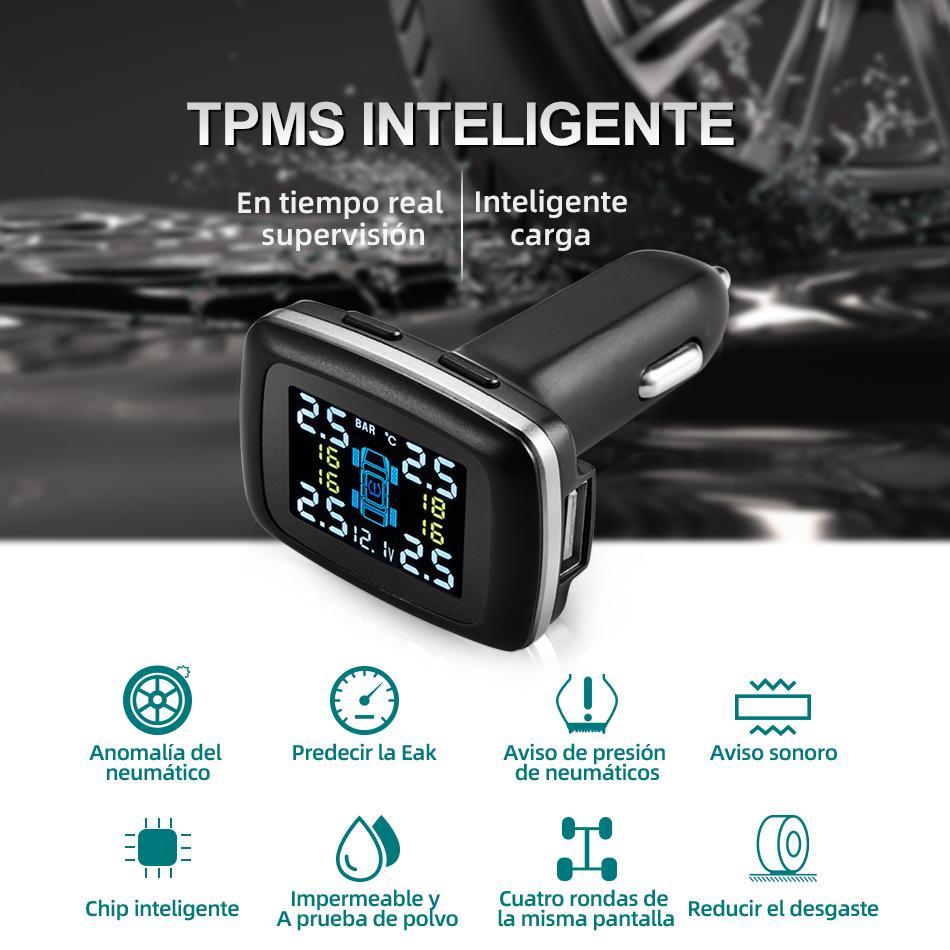Mini Portable Pressure Gauges Digital Displays Electronic Automotive Universal Tire Pressure Detectors Pressure Monitor Lighters