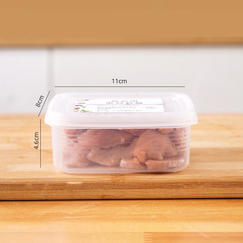5PCS Kitchen Refrigerator Storage Box, Food-grade Freezing Special Fresh-keeping Box, Kitchen Compartment Sorting, Sealed Frozen Meat Box