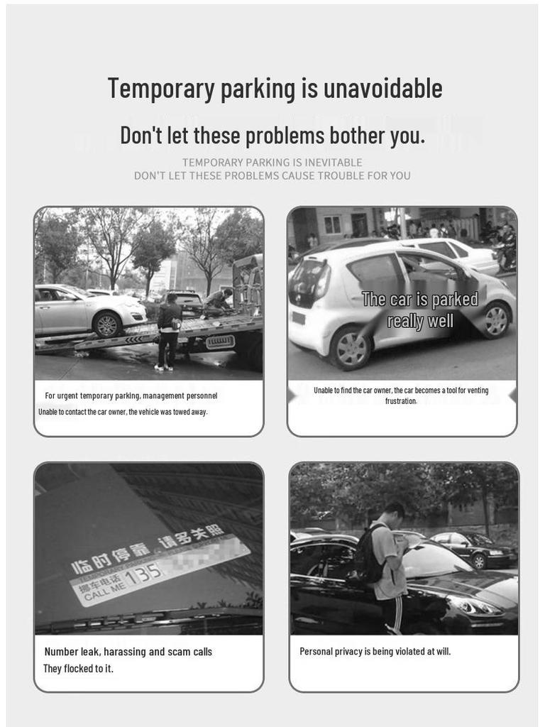 Ford Tijdelijke Parkeertelefoonnummer Plaat Houder voor Mondeo, Edge, Escape, Explorer