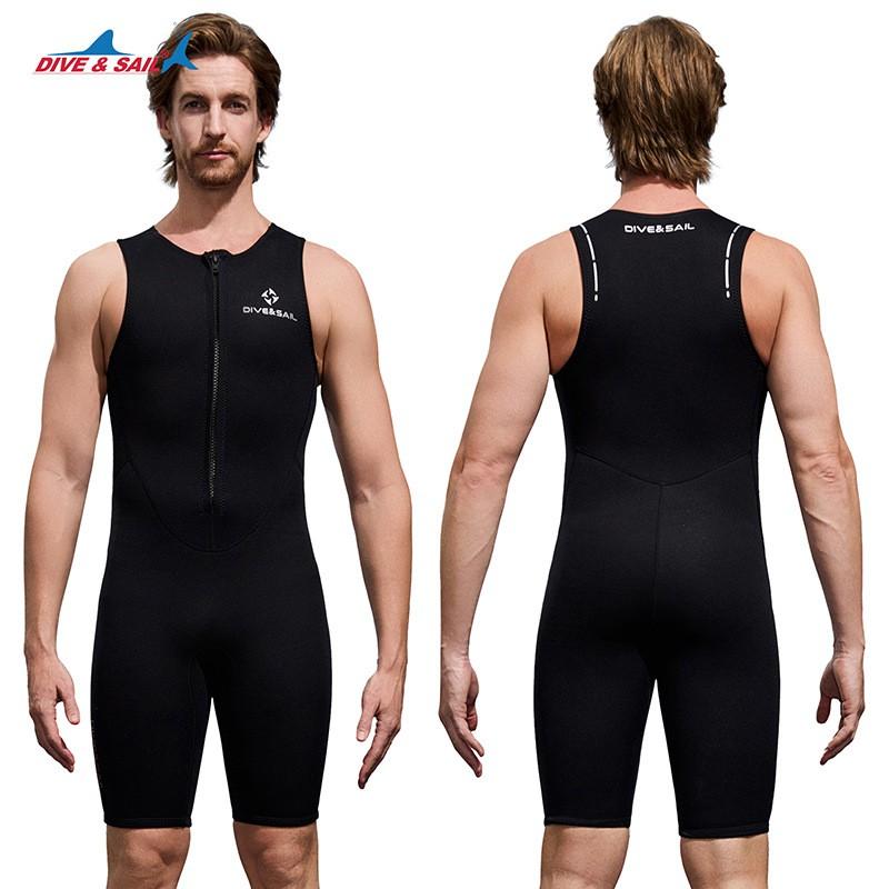 Gilet de plongée en néoprène 2 mm Hommes Femmes Snorkeling Plongée Surf Natation Chaleur Protection
