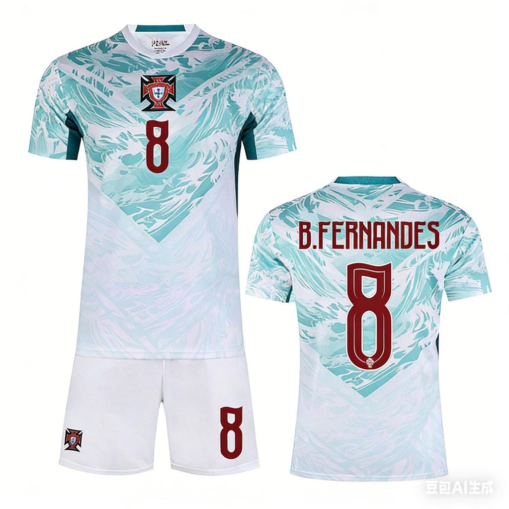 World Cup Portugal Away Football Jersey No. 7 Short-Sleeved Jersey, Team Jersey