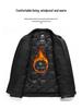 Men's Plus Size Motorcycle Leather Down Jacket - Fat Brother 2025 Extra Large Lapel Style