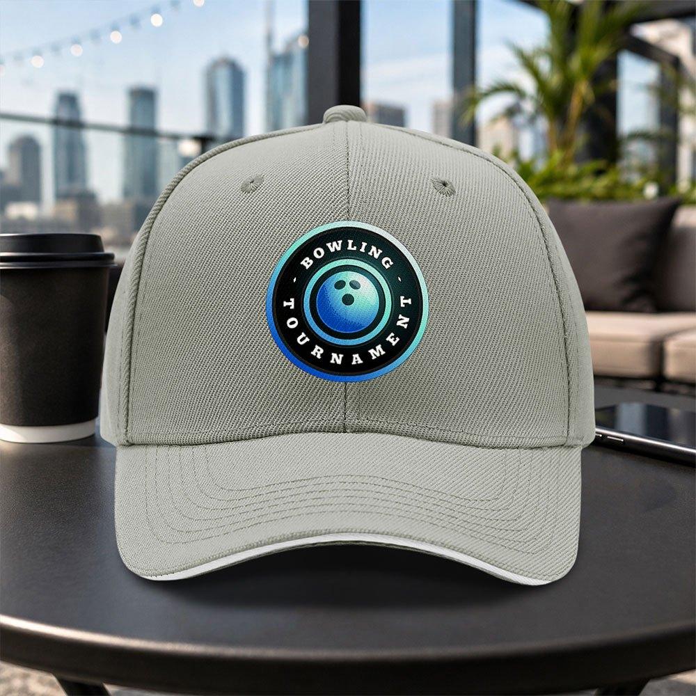 Bowling Ball Pattern Unisex Adjustable Baseball Cap Lightweight Casual Outdoor Hat MultiColor