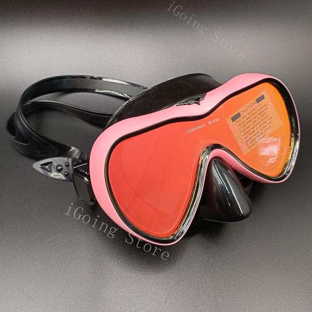 Professional Scuba Diving Mask and Snorkels Anti-Fog Goggles Glasses Diving Swimming Easy Breath Tube Swimming Equipment Best