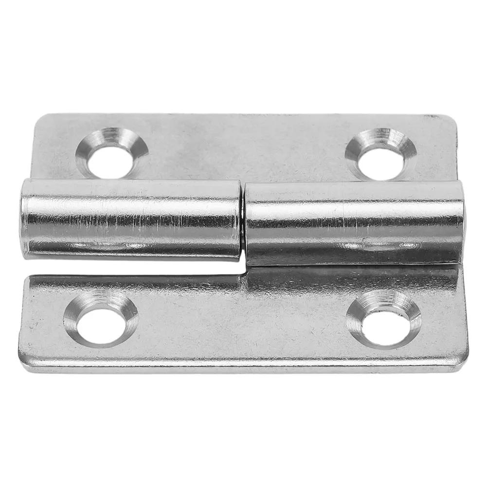 6pcs Detachable Hinge Slip Joint Flag Lift Off Door Hinge Removable Hinge 1.5inch For Cabinet Wardrobe Stainless Steel Furniture